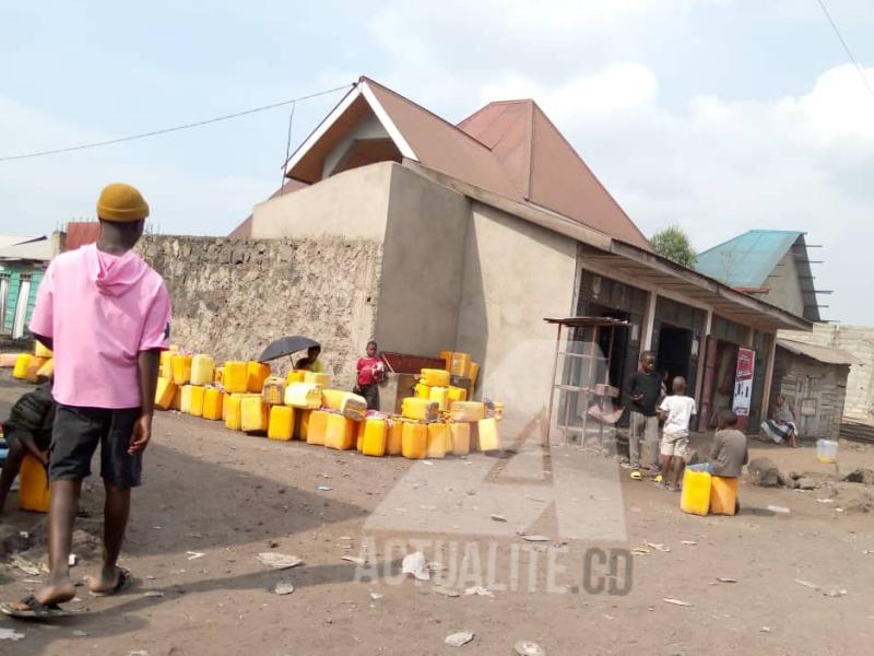 Pénurie d'eau depuis deux jours dans plusieurs quartiers de Goma