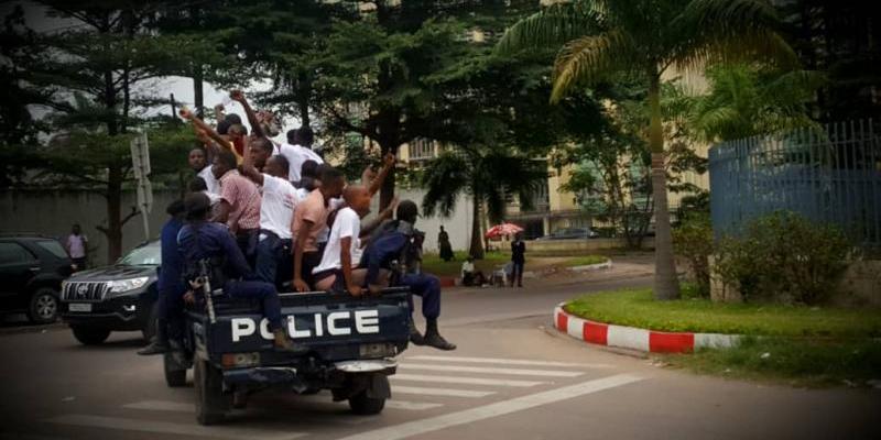 Des militants Lucha interpellés à Kinshasa / Ph . Pascal Mulegwa 