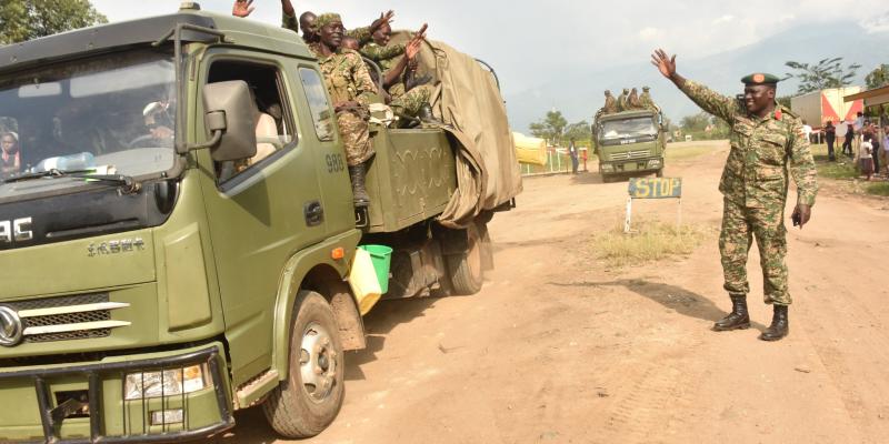 Des militaires de l’Armée ougandaise. Photo d’illustration