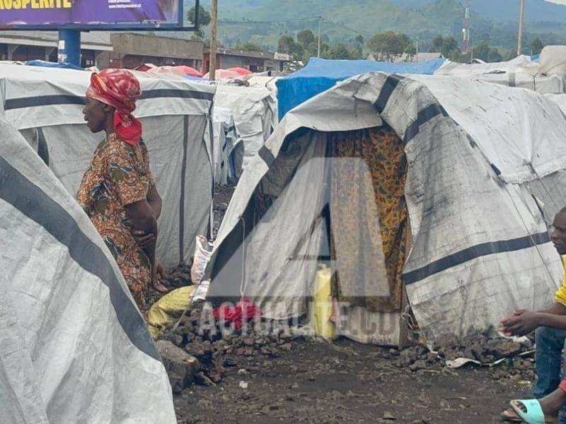 Le site des déplacés de Bulengo