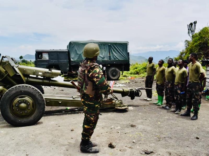 Les soldats tanzaniens de SAMIDRC 
