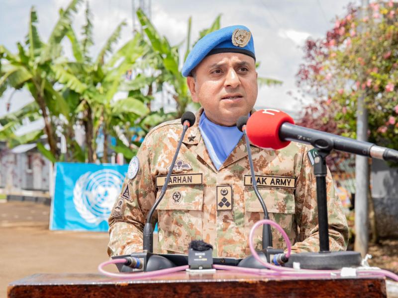 Ahmad Farhan Qureshi, Commandant du contingent pakistanais