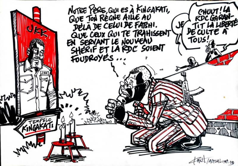 Caricature ACTUALITE.CD réalisée par Kash Caricature ACTUALITE.CD réalisée par Kash